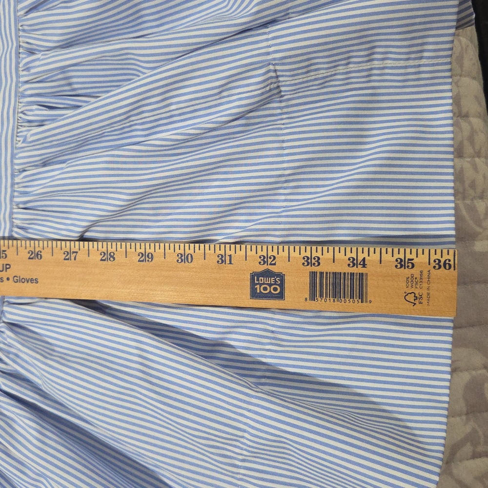 Gretchen Scott Designs Blue And White Striped Dress. Great Condition! - Picture 11 of 11